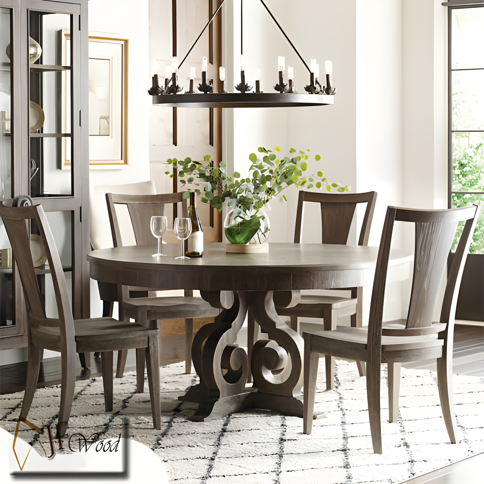 Derry Classic Dining Table Set